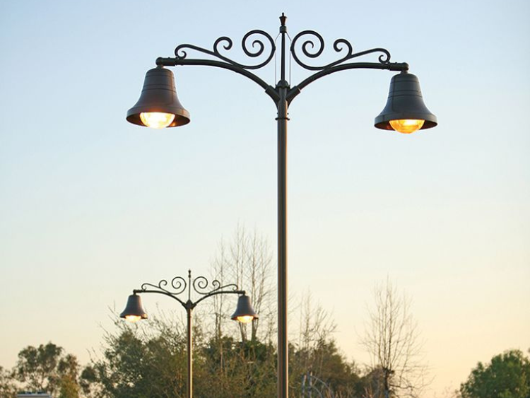 Street light decorative poles with durable finish