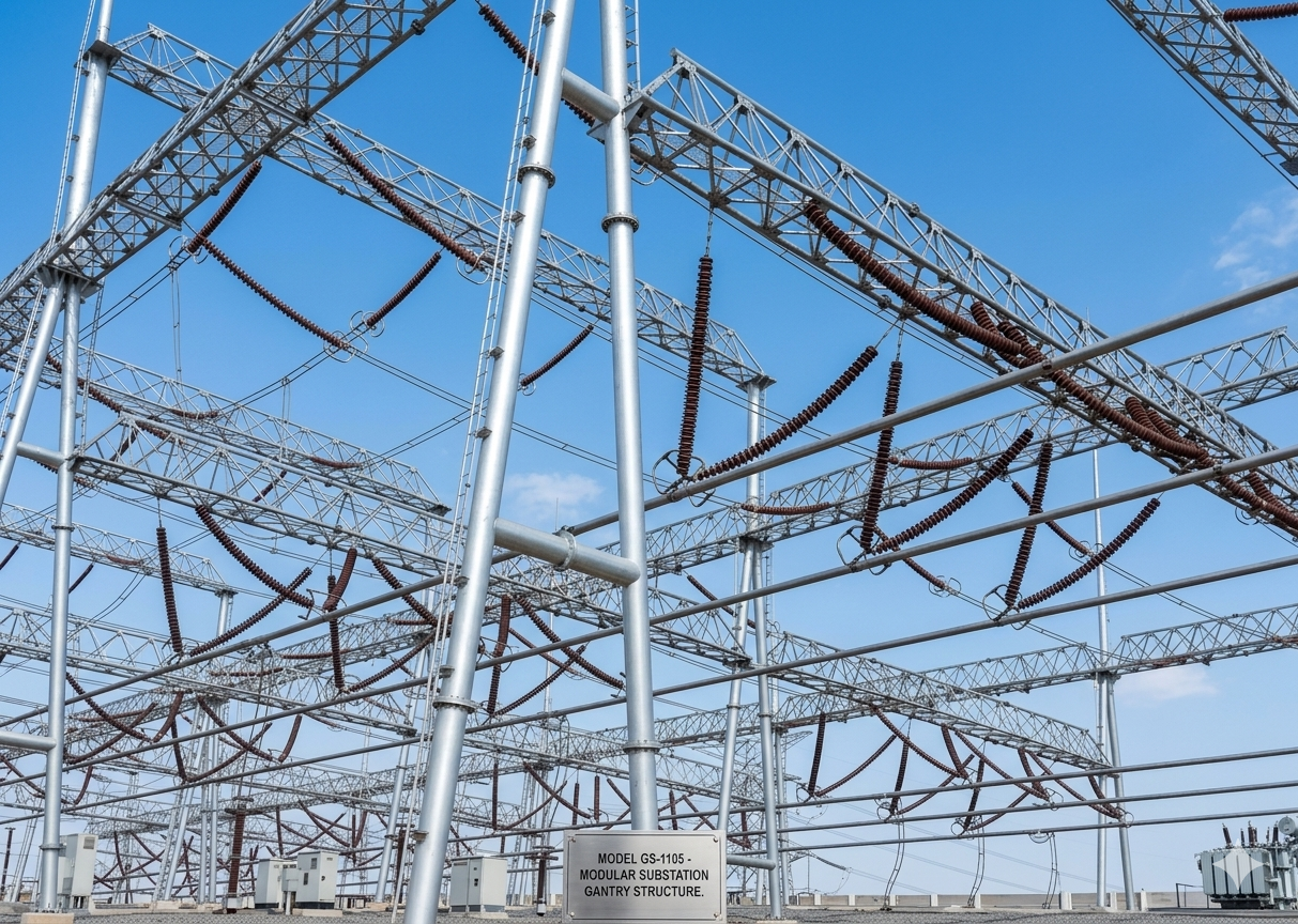 gantry structure for highway signage support