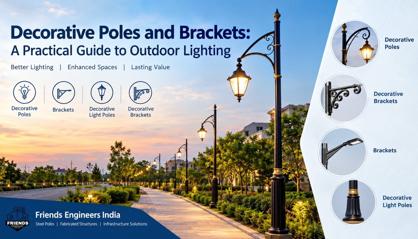 Decorative Poles and Brackets: A Practical Guide for Better Outdoor Lighting