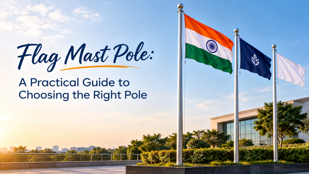 Flag Mast Pole Manufacturer in Ghaziabad Uttar Pradesh